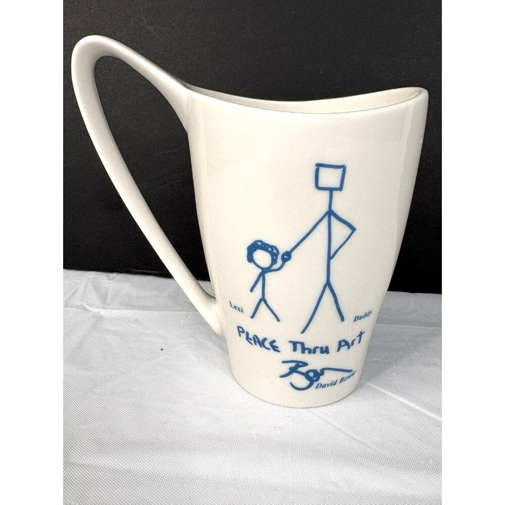 David Bowie Whatever It Takes Peace Thru Art Mug 2003 Churchill China Cup